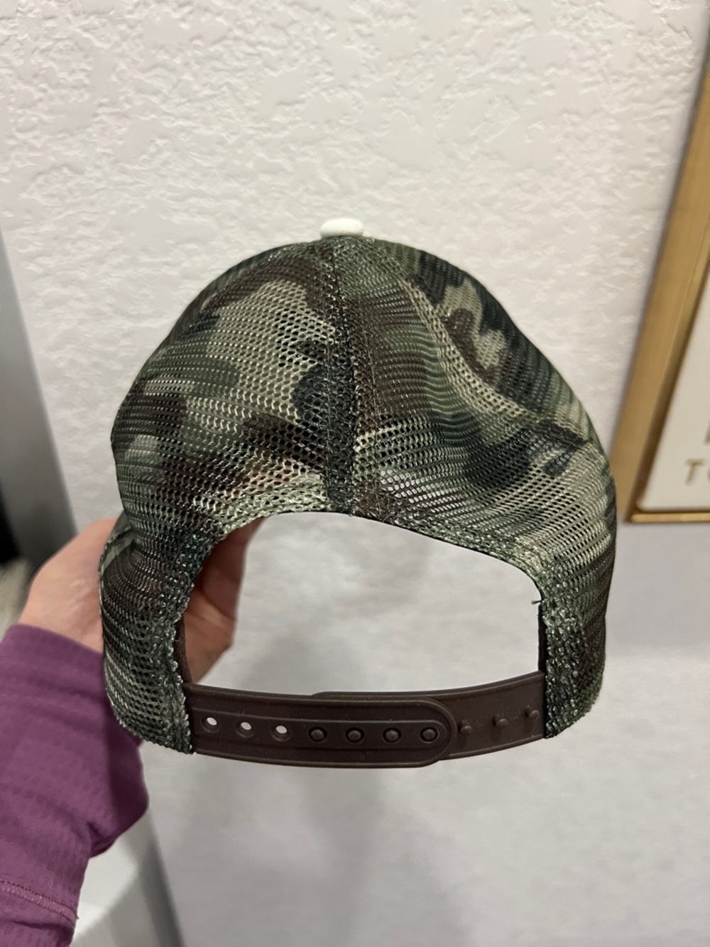 FP Movement by Free People White / CreamTrucker Cap with Floral Embroidery - Picture 4 of 5